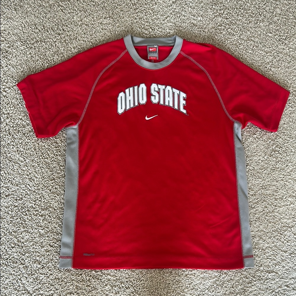 Nike Men’s Dri-Fit Gray Ohio State Tee